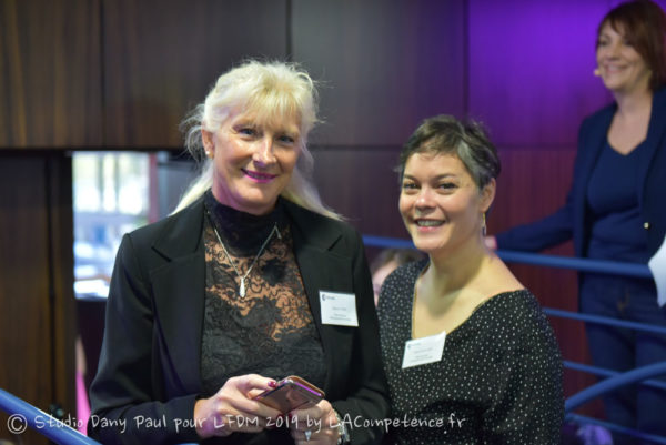 Janique Tillier & Céline Thuillard de la CCI Oise, partenaire de la fête du Management dans l'Oise organisé par Loick Lebas & Agathe Brunel de LA Compétence. fr